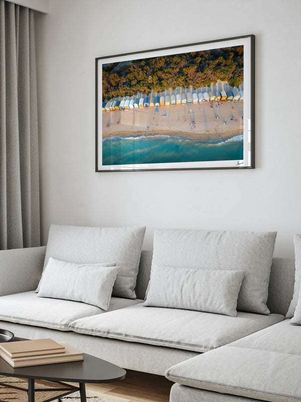 Brighton Bathing Boxes 01 - Wall Art Print
