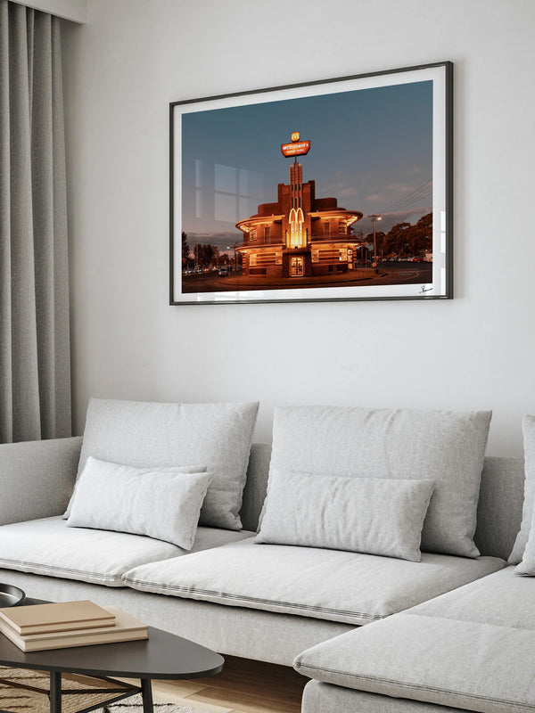 Art Deco Maccas 03 - Wall Art Print