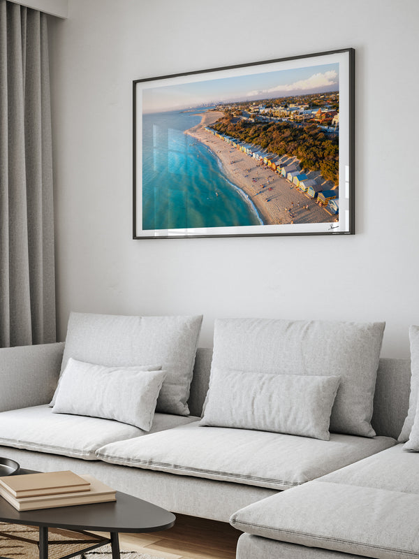 Brighton Bathing Boxes 02 - Wall Art Print