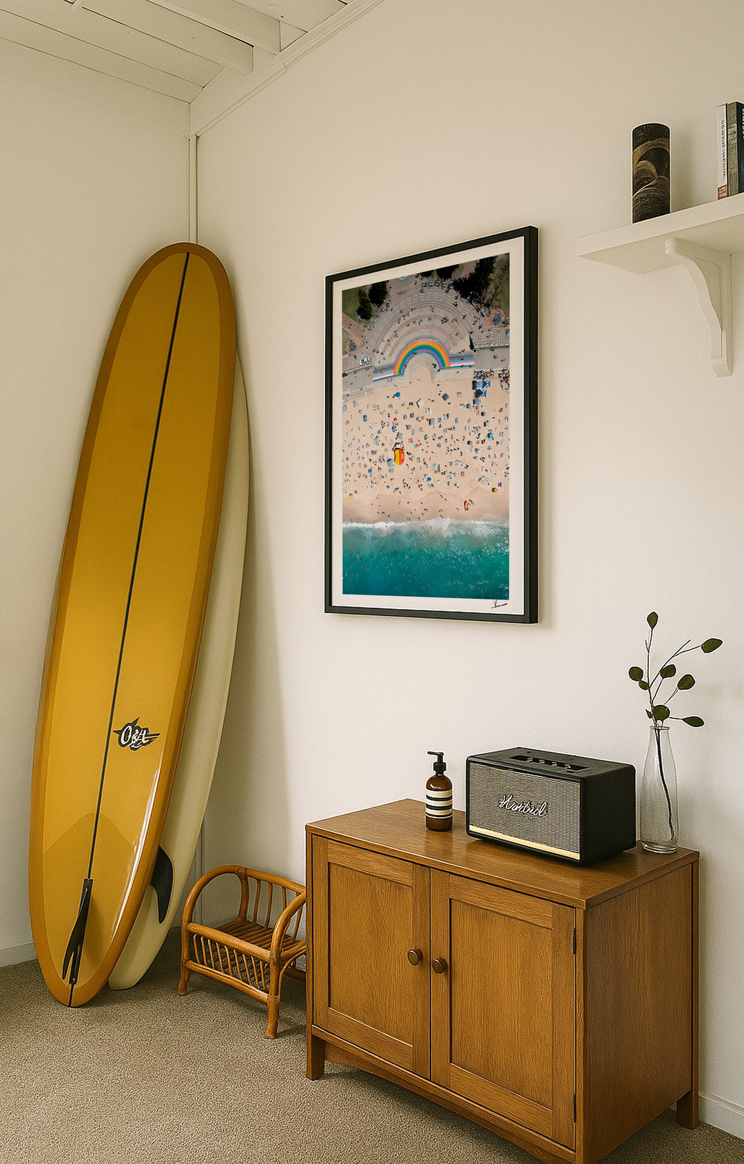 Coogee Beach Rainbow - Sydney Wall Art Print