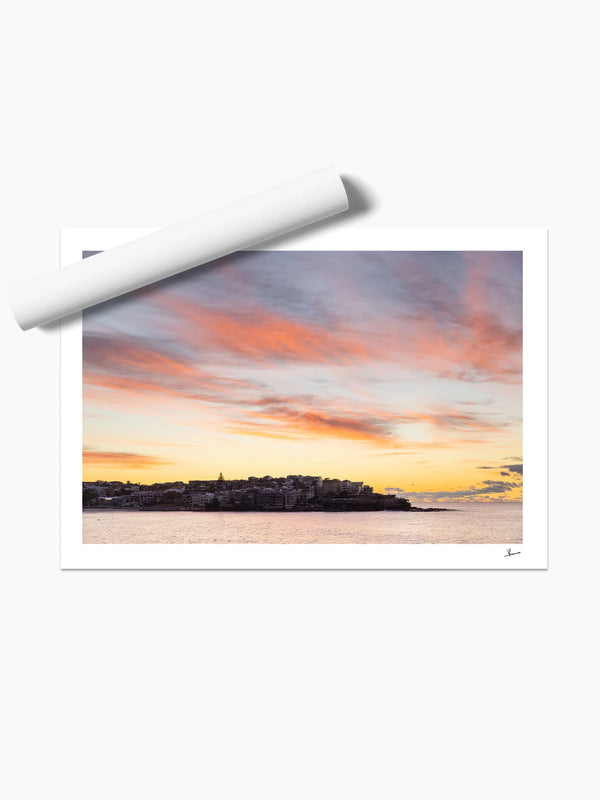 Painted Dawn - Bondi Wall Art Print