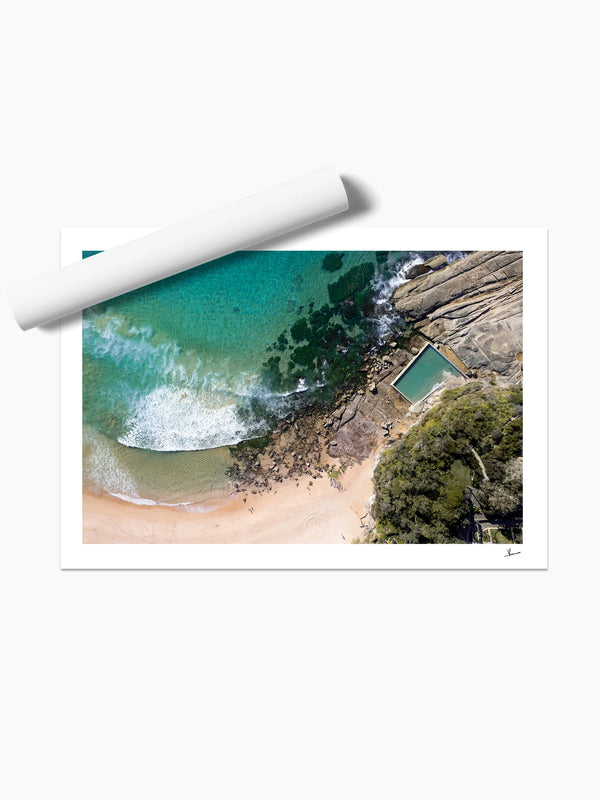 Whale Beach Rock Pool 01 - Wall Art Print