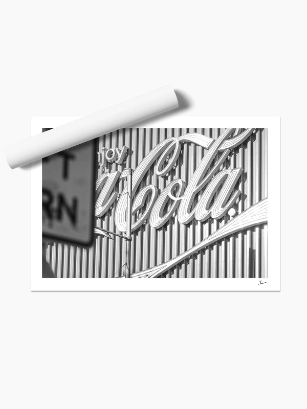 Coke Sign 02 - Wall Art Print