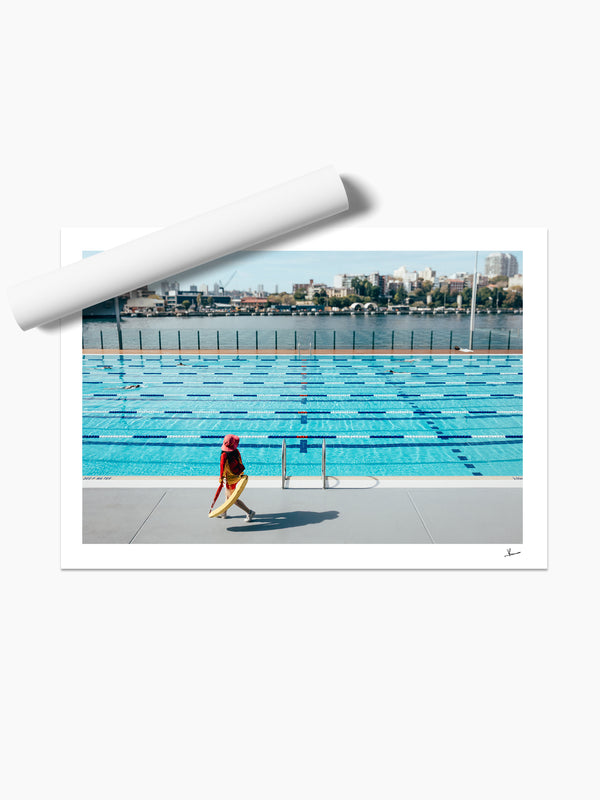 ABC pool 01 - Wall Art Print