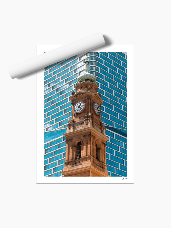 Clock Tower — unframed wall art print · Australia Unseen