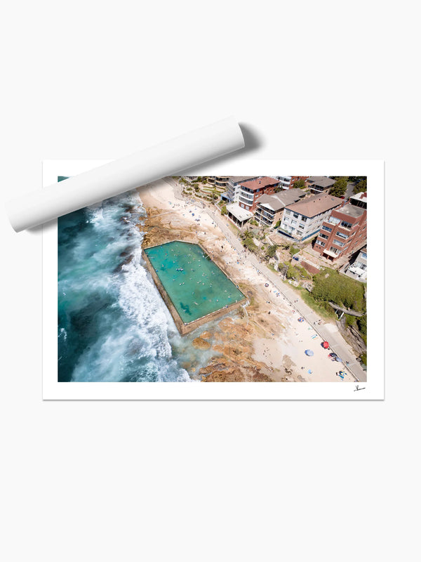Cronulla pool 05 (southern bath) - Wall Art Print