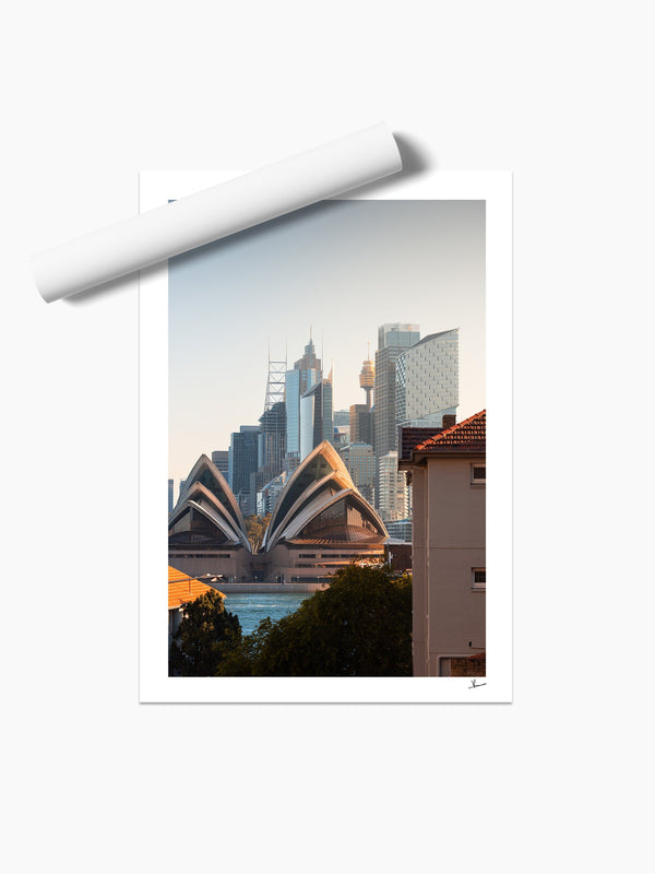 From across the harbour - Sydney — unframed wall art print · Australia Unseen