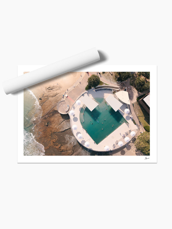 Kings Beach Pool 01 – Sunshine Coast Wall Art Print