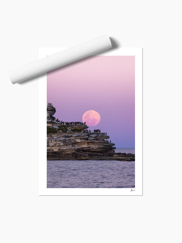 Bondi Super Moon – Limited Edition Wall Art Print