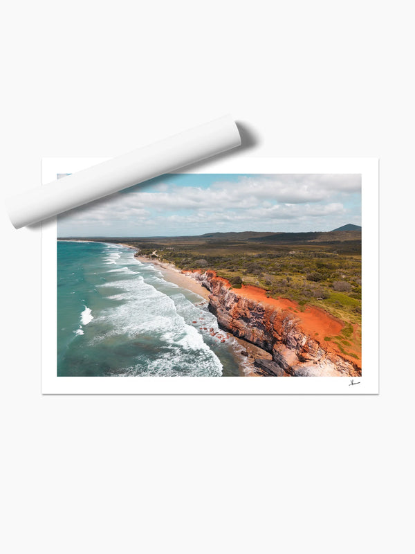 Red Cliff 01 - Wall Art Print