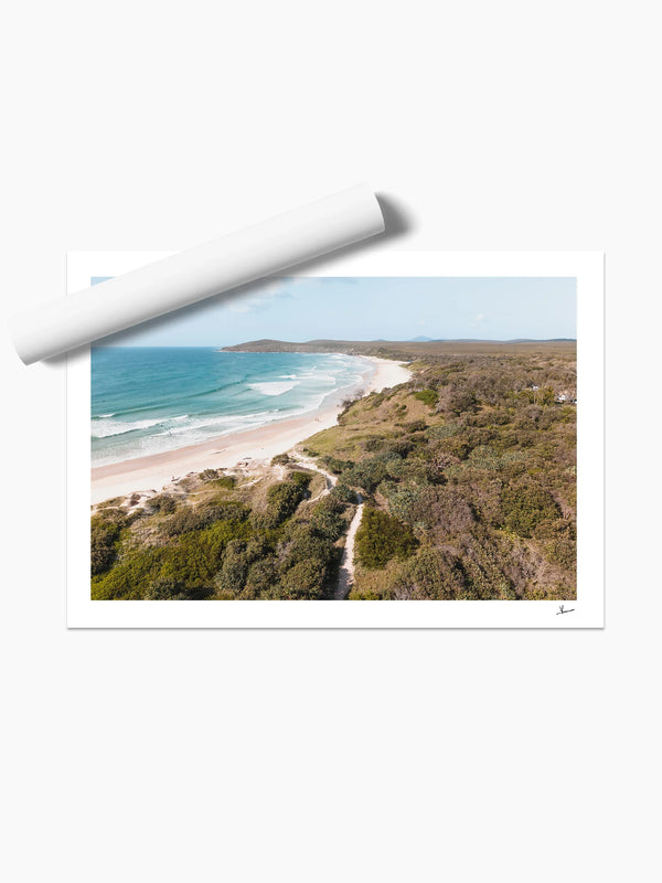 Angourie Back Beach 01 - Wall Art Print