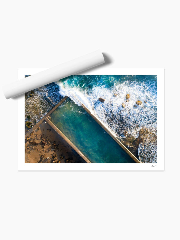 Newport Rockpool 01 - Wall Art Print
