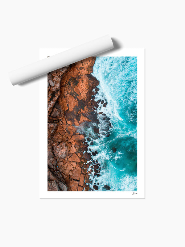 Salty Rock 01 - Wall Art Print