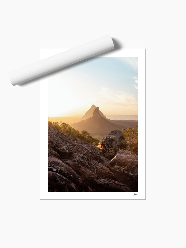 Glass House Mountains 01 - Wall Art Print