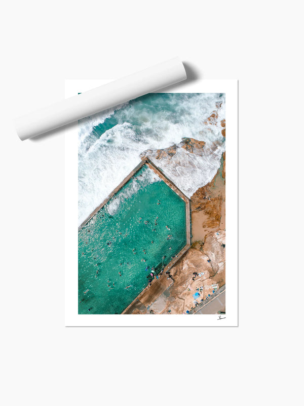 Cronulla pool 04 (southern bath) - Wall Art Print
