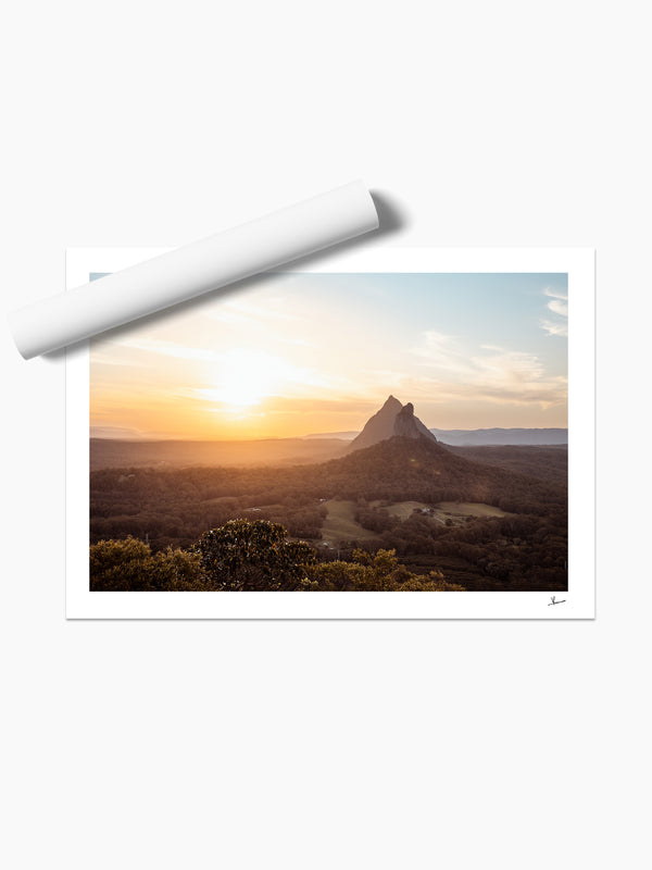Glass House Mountains 02 - Wall Art Print