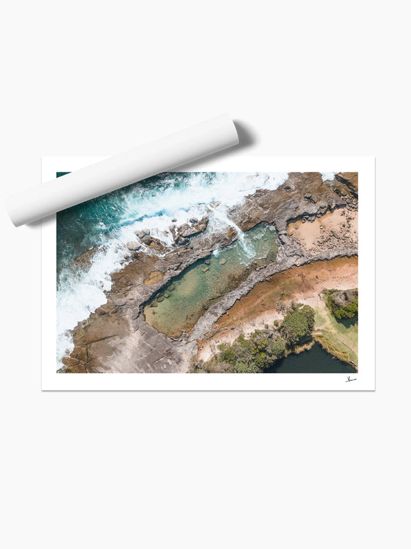 Angourie Rock Pool 02 - Wall Art Print