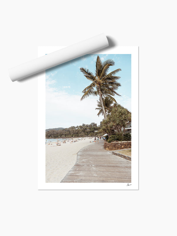 Noosa Main Beach 03 - Sunshine Coast Wall Art Print