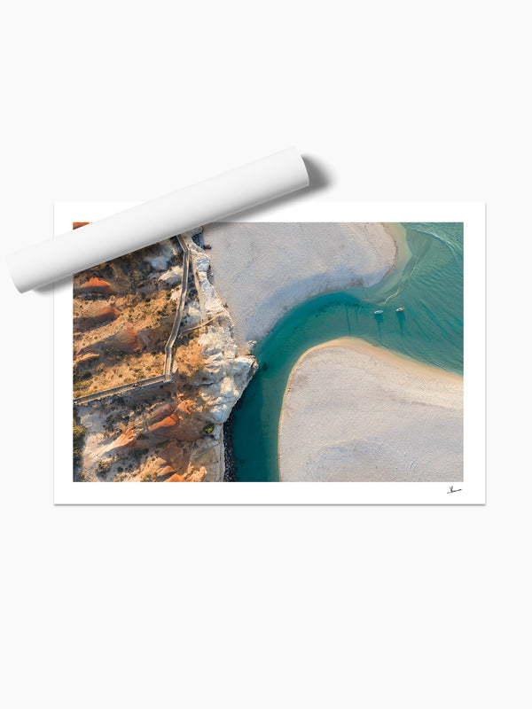 Onkaparinga River Mouth – South Australia Wall Art Print