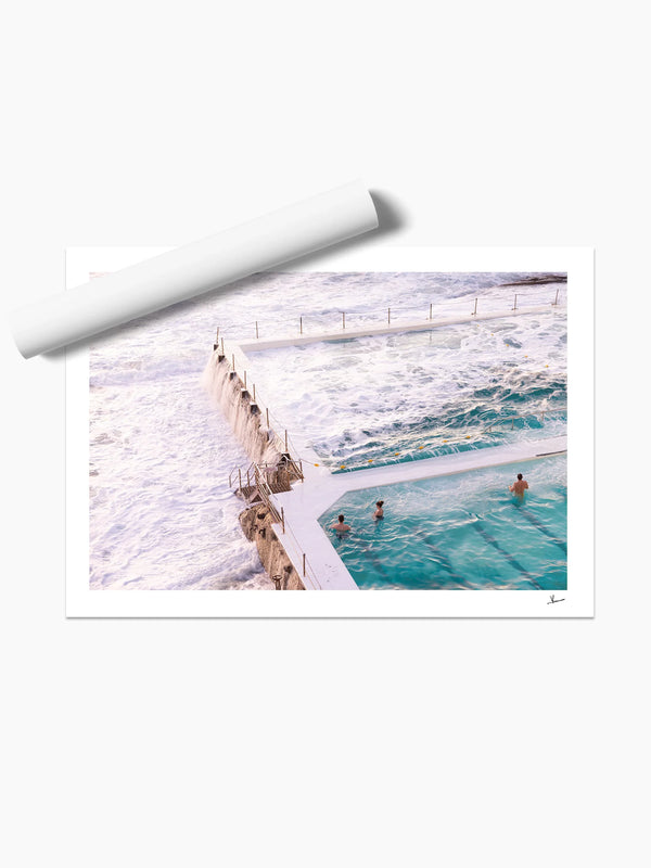 Bondi Bubble Bath – Bondi Beach Wall Art Print