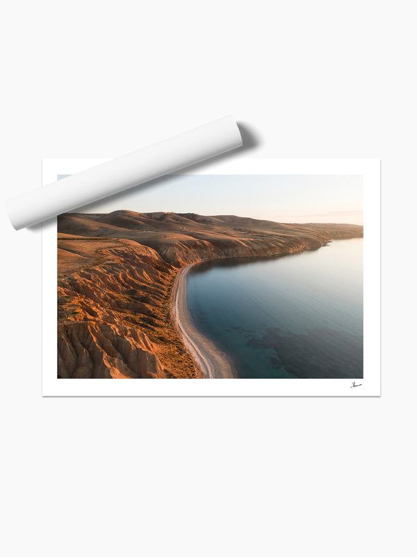 Sellick Beach 04 – Sunset – South Australia Wall Art Print