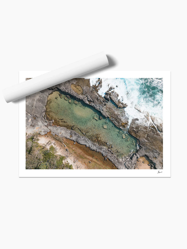 Angourie Rock Pool 01 - Wall Art Print