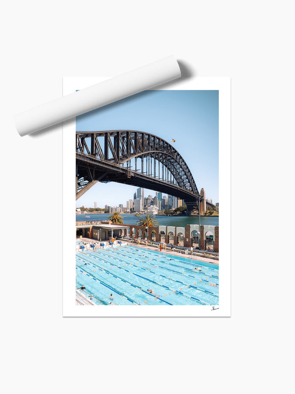North Sydney Olympic Pool — unframed wall art print · Australia Unseen