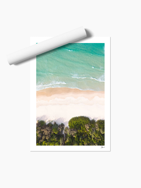 Noosa Main Beach 05 (North) - Sunshine Coast Wall Art Print