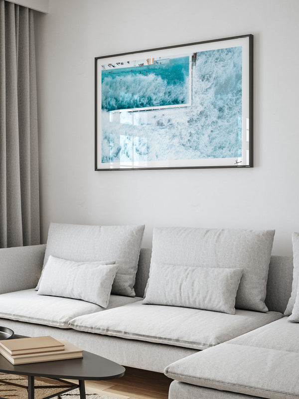 Bondi Icebergs Wipe Out 03 - Wall Art Print