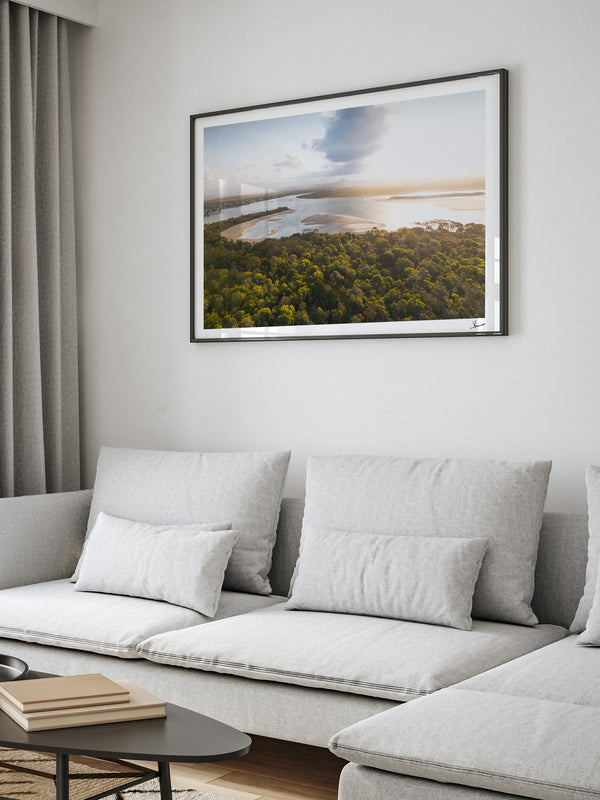 Sunset over Noosa River – Sunshine Coast Wall Art Print