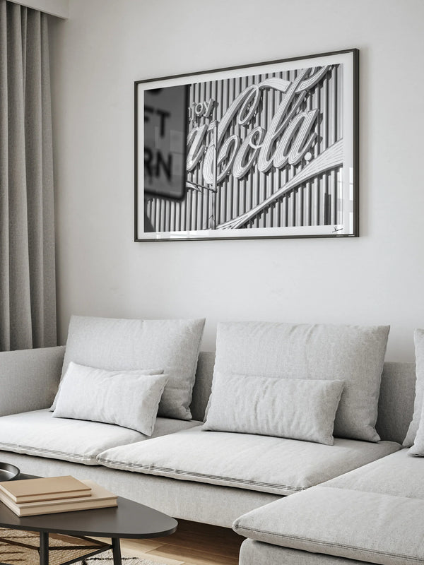 Coke Sign 02 - Wall Art Print