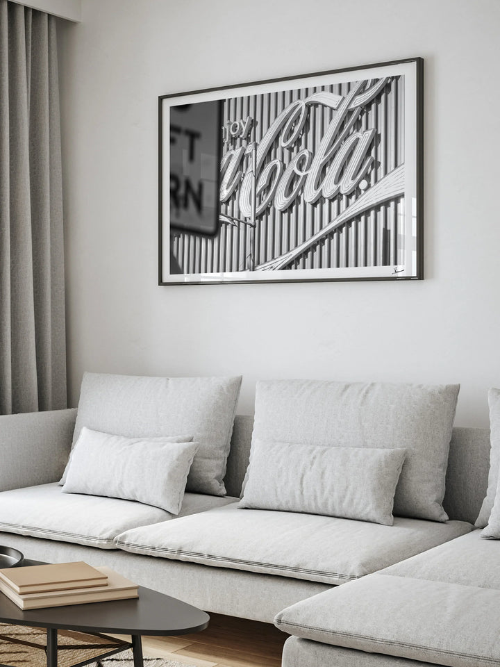 Coke Sign 02 - Wall Art Print