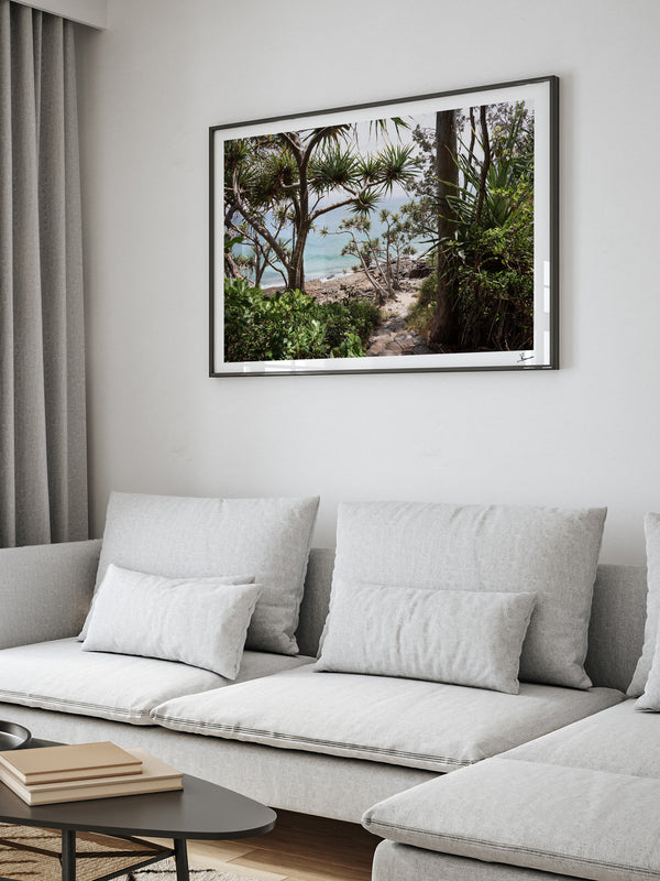 Down Pandanus Lane – Noosa National Park Wall Art Print