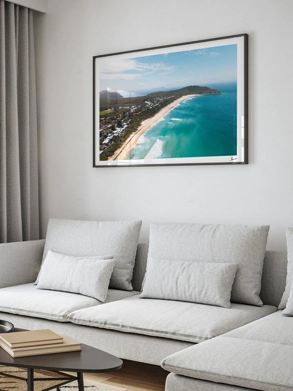 Boomerang Beach 02 - Wall Art Print