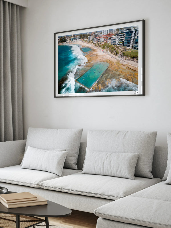 Cronulla pool 03 - Wall Art Print
