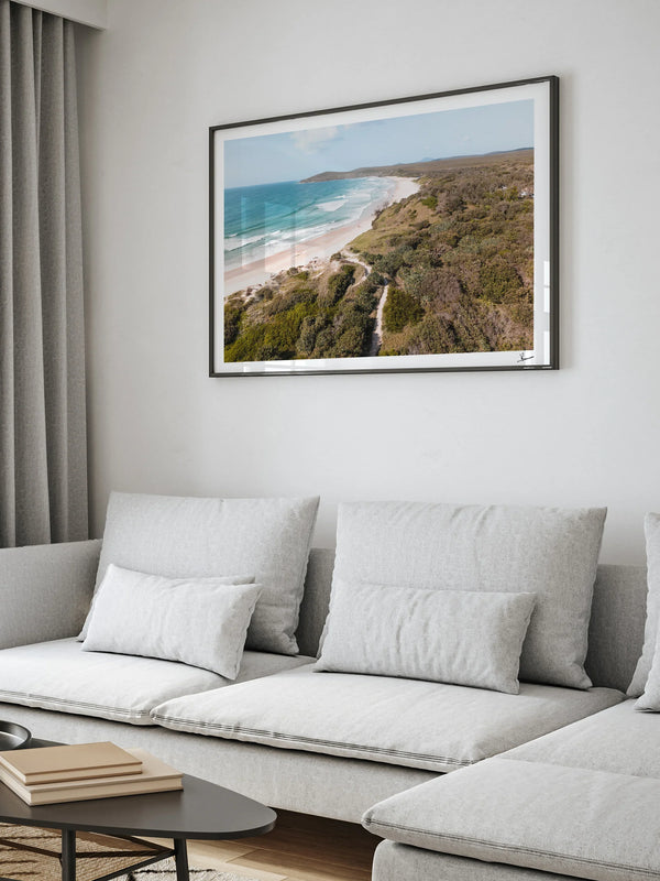 Angourie Back Beach 01 - Wall Art Print