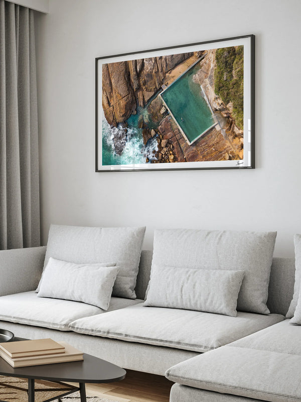 Whale Beach Rock Pool 02 - Northern Beaches Wall Art Print