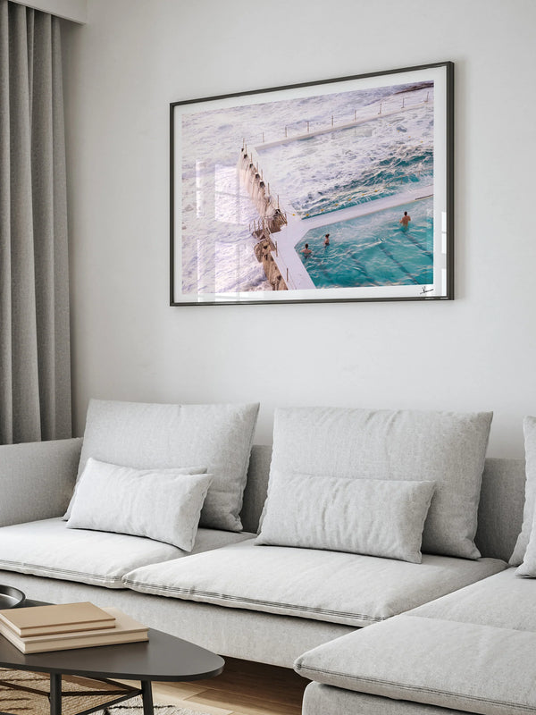 Bondi Bubble Bath – Bondi Beach Wall Art Print