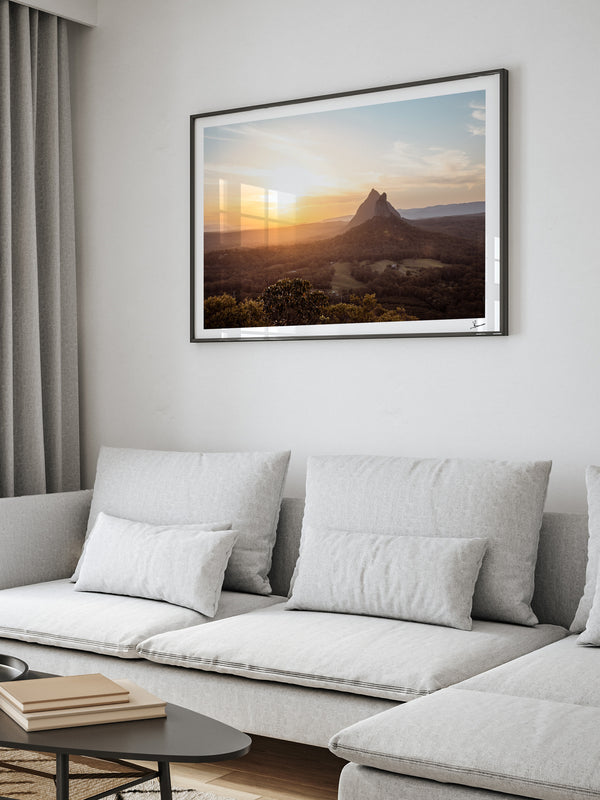 Glass House Mountains 02 - Wall Art Print
