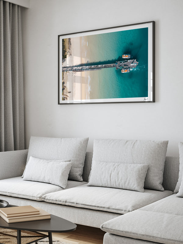 Moreton Jetty 02 - Moreton Island Wall Art Print