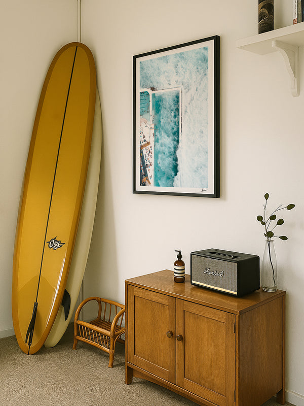 Bondi Icebergs Wipe Out 02 - Wall Art Print