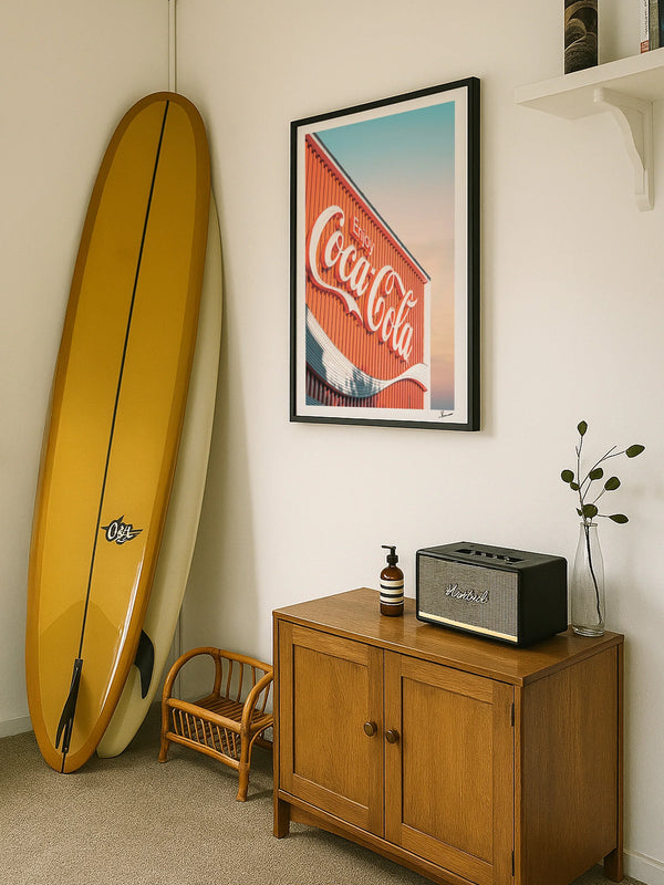 Coke Sign 01 - Wall Art Print