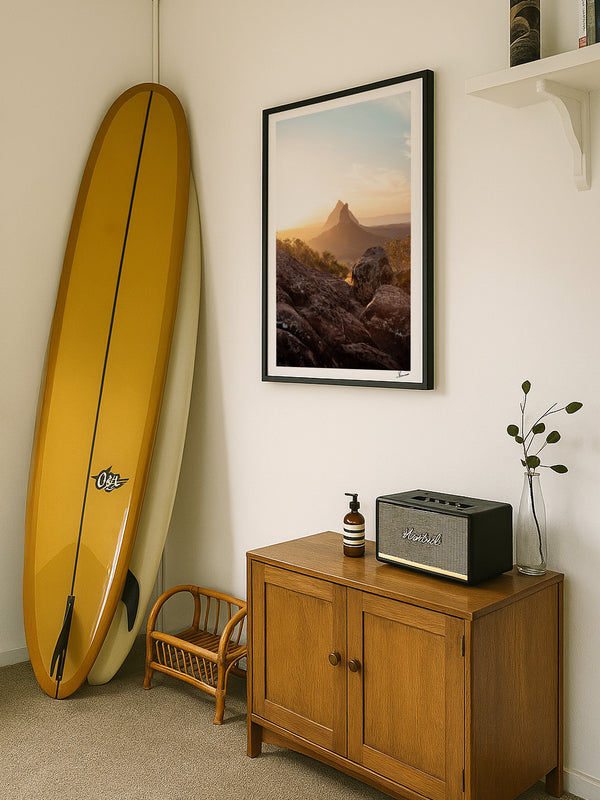 Glass House Mountains 01 - Wall Art Print