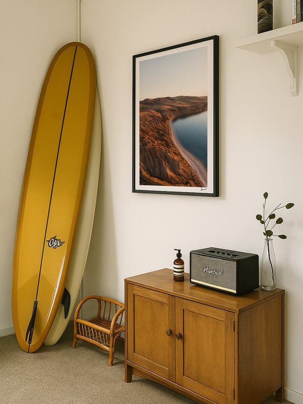 Sellick Beach 05 – Sunset – South Australia Wall Art Print