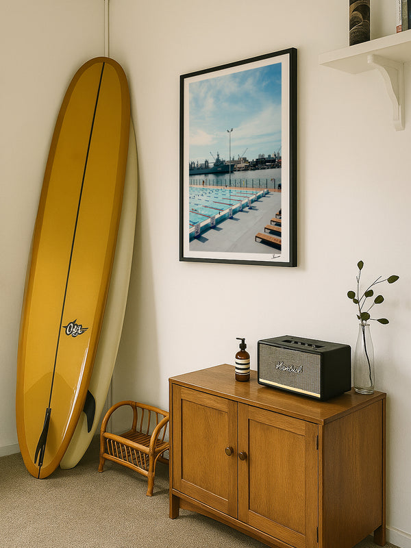 ABC pool 03 - Wall Art Print