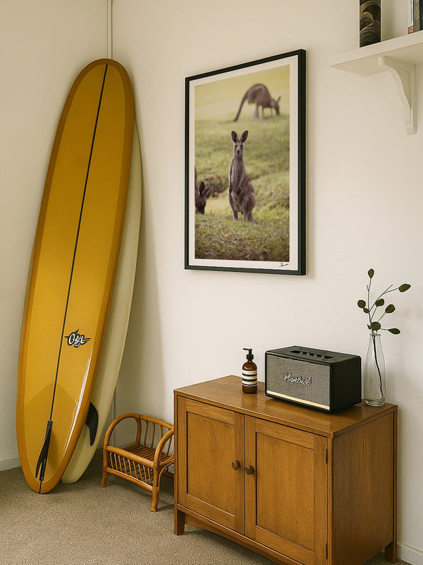 Kangaroos 02 (South West Rocks, NSW) - Wall Art Print