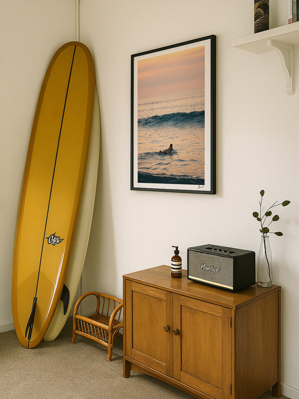 Quiet Paddle - Bondi Beach Wall Art Print