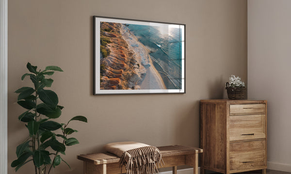 Golden Contours – South Australia Wall Art Print