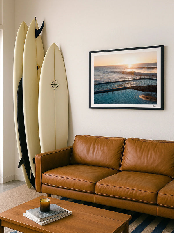 South Curl Curl Pool 02 - Wall Art Print