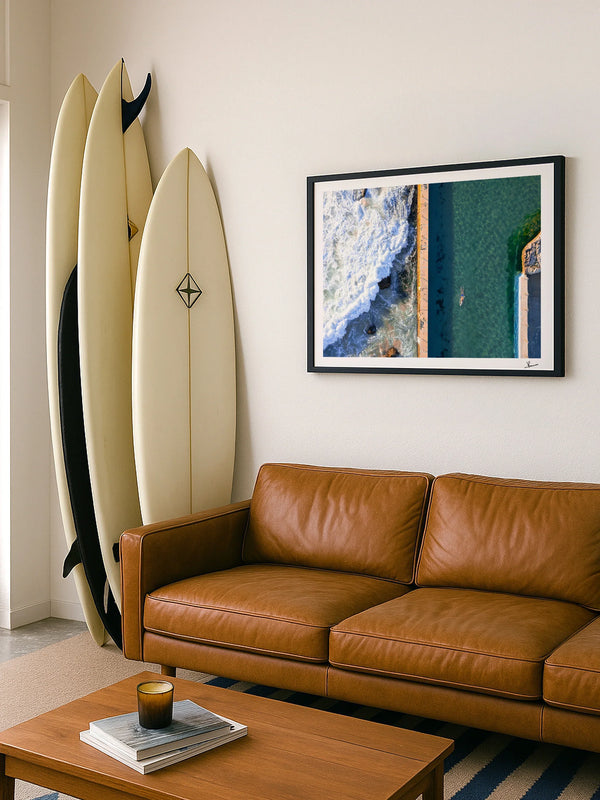South Curl Curl Pool 03 - Wall Art Print